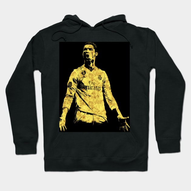 Ronaldo Fan Art Hoodie by Naumovski